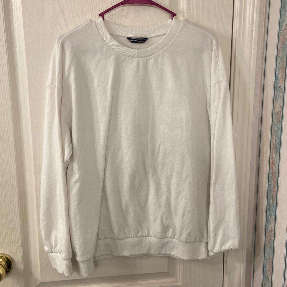 Shein white long sleeve